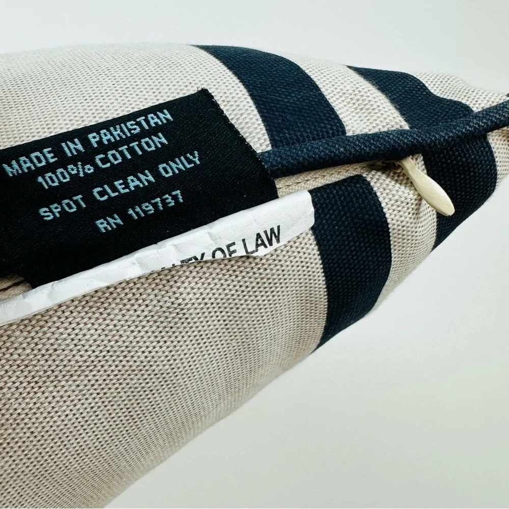 Cynthia Rowley You Are My Anchor Beach Lake Sailing Accent Pillow